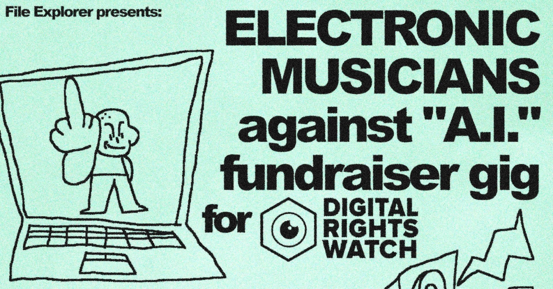 Electronic Musicians Against A.I. Fundraiser