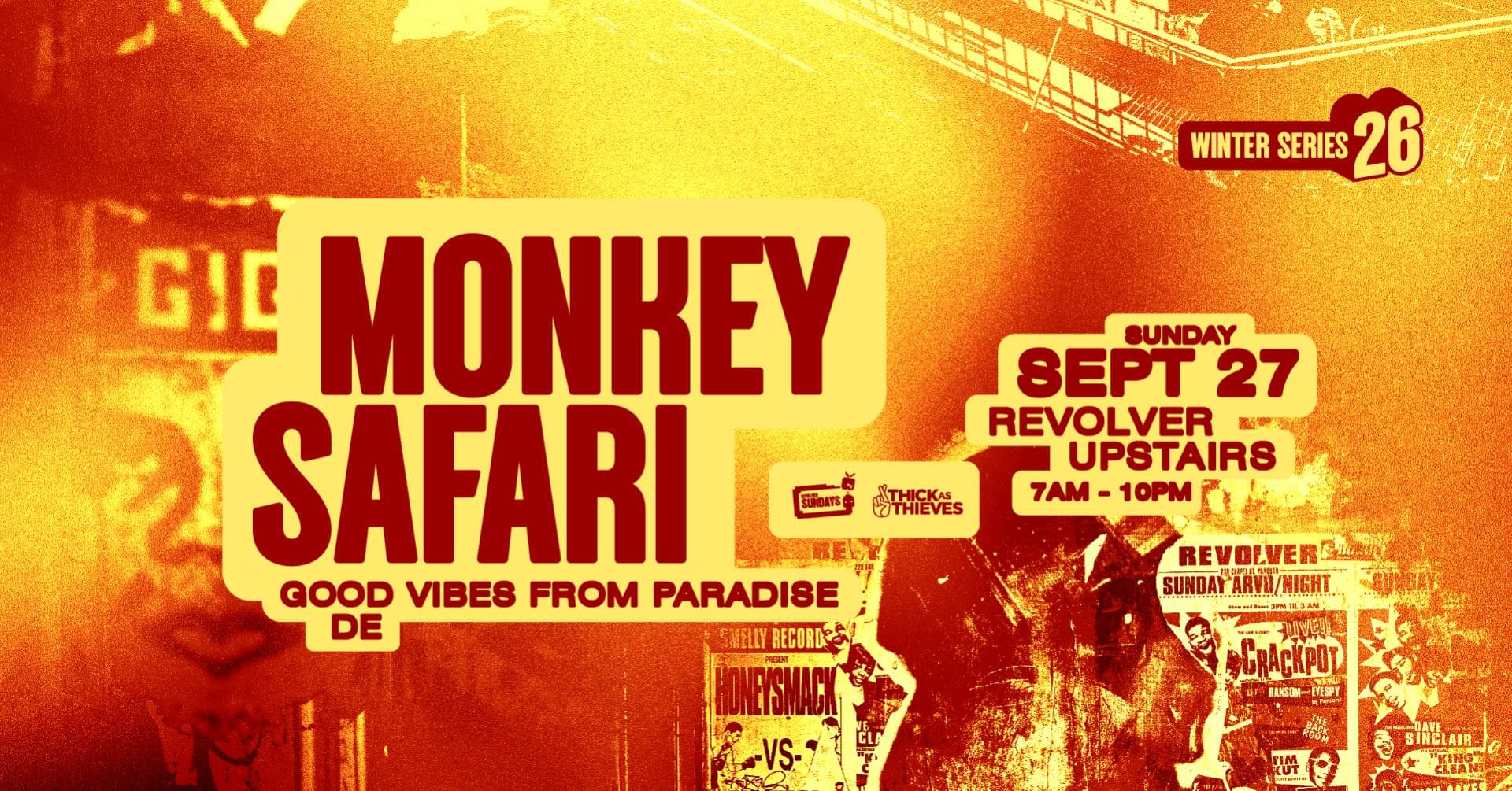 Monkey Safari (DE) | Winter Series pres. by Thick as Thieves